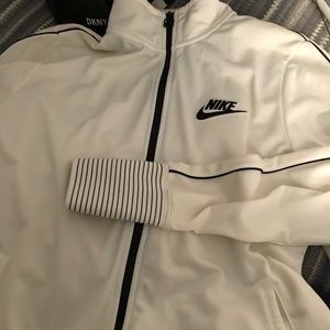 White Nike Track Jacket